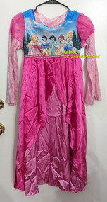 Disney Princess Gown Pink Pajama Dress Cinderella Snow White Jasmine  Belle Sleeping Beauty Clothing Gift