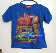 Cars Shirt Lightning McQueen Burning Up The Track Blouse Disney Clothing Gift