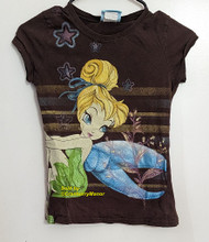 Disney Tinkerbell Shirt Fairy Brown Pixie Blouse Disney Clothing Gift