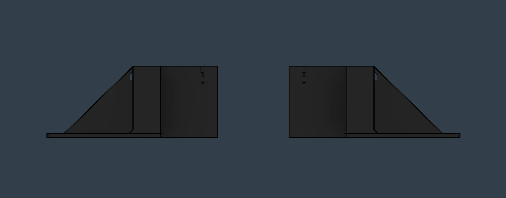 19 Inch Rack mount for B-one & Balance 20x series Black (3D printed)