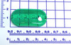 MF2-086-001: GREEN SMALL OVAL LENS 2X 4 USED INSIDE