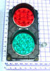 SG10B-24RG-LED: LIGHT ASSY, OUTSIDE, RED/GRN, BLACK BODY, LED, 24V, TL