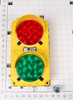SG20-24RG-LED: LIGHT ASSY, INSIDE, RED/GREEN, YELLOW BODY, 24V, LED, W/ SWITCH