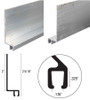 WGA01-1: RETAINER, STD, 2" OFFSET LEG DOOR SEAL 10'-2" OAL