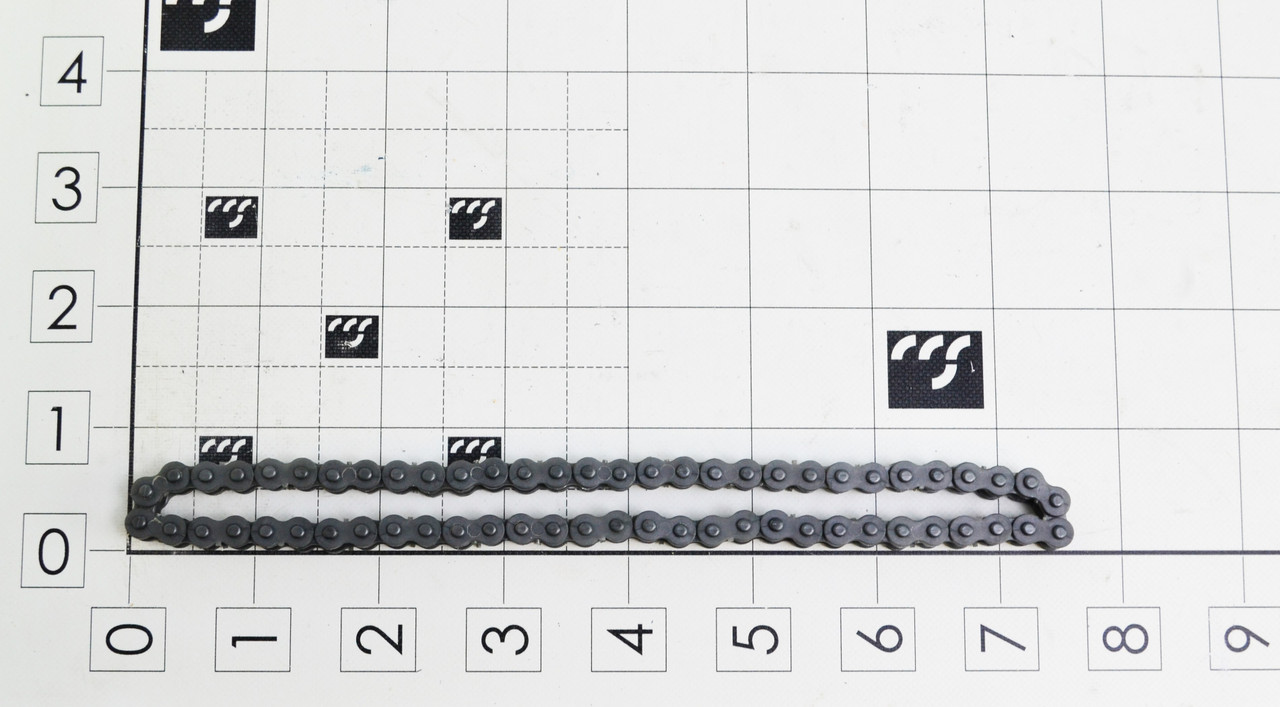 16600077: CHAIN ASSY, ENCODER, 15", 60P, #25, PLASTIC