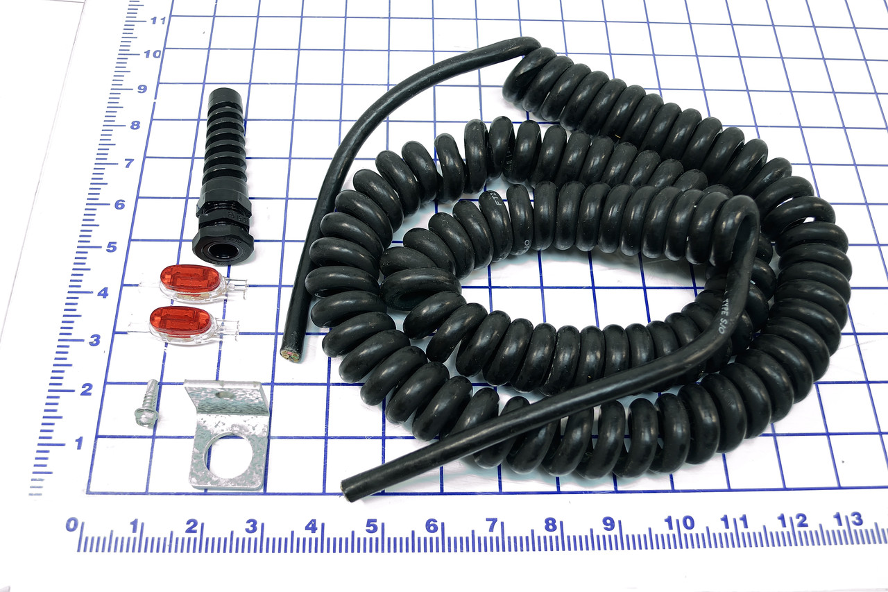 53650016: COIL CORD ASSY W/STRAIN RELIEF (OBSOLETE, NO ASSEMBLY REPLACEMENT AVAILABLE)