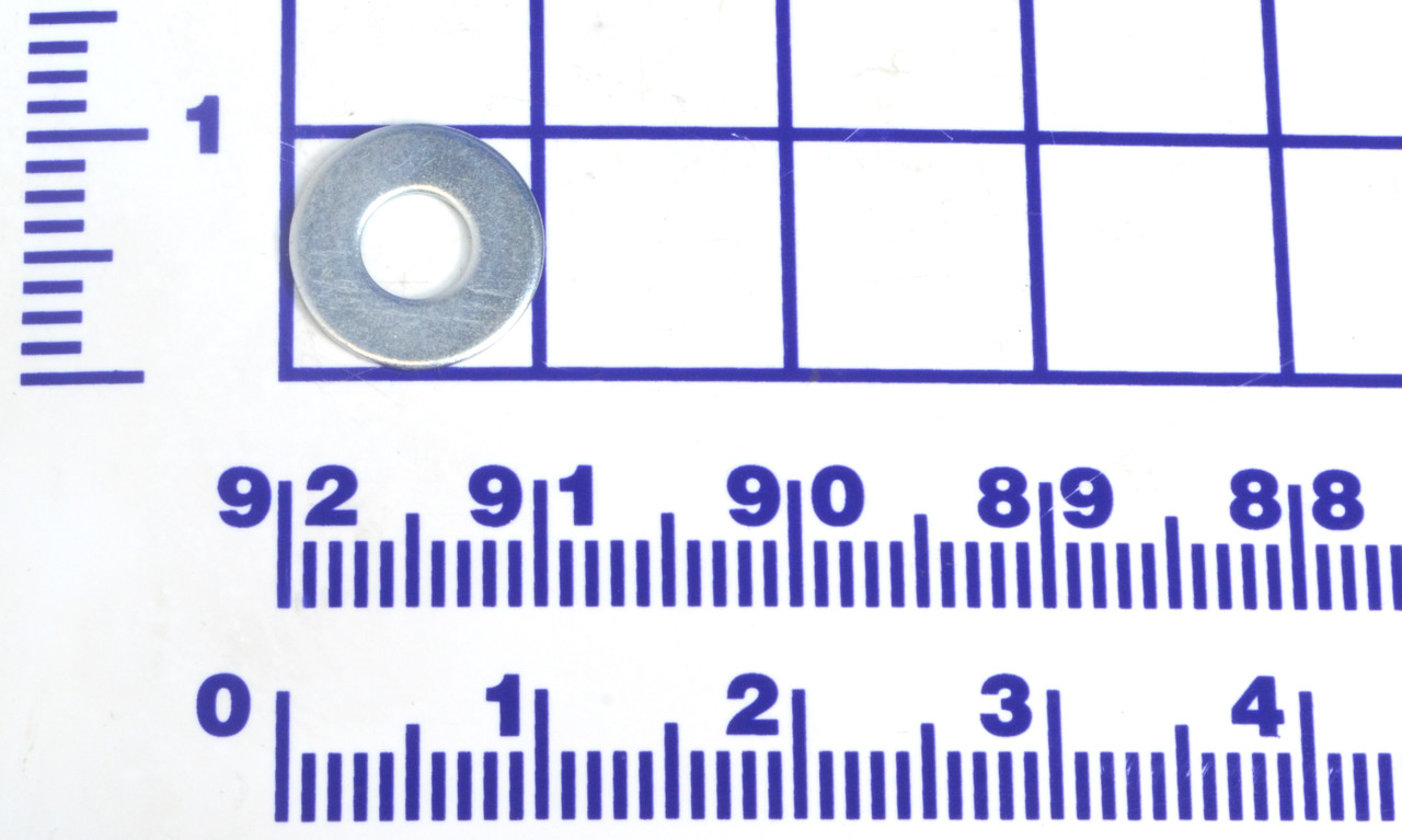 000-051: 3/8" FLAT WASHER, USS, ZP