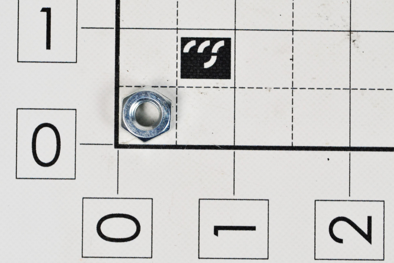 000-300: 1/4"-20 REVERSE LOCK NUT, ZP