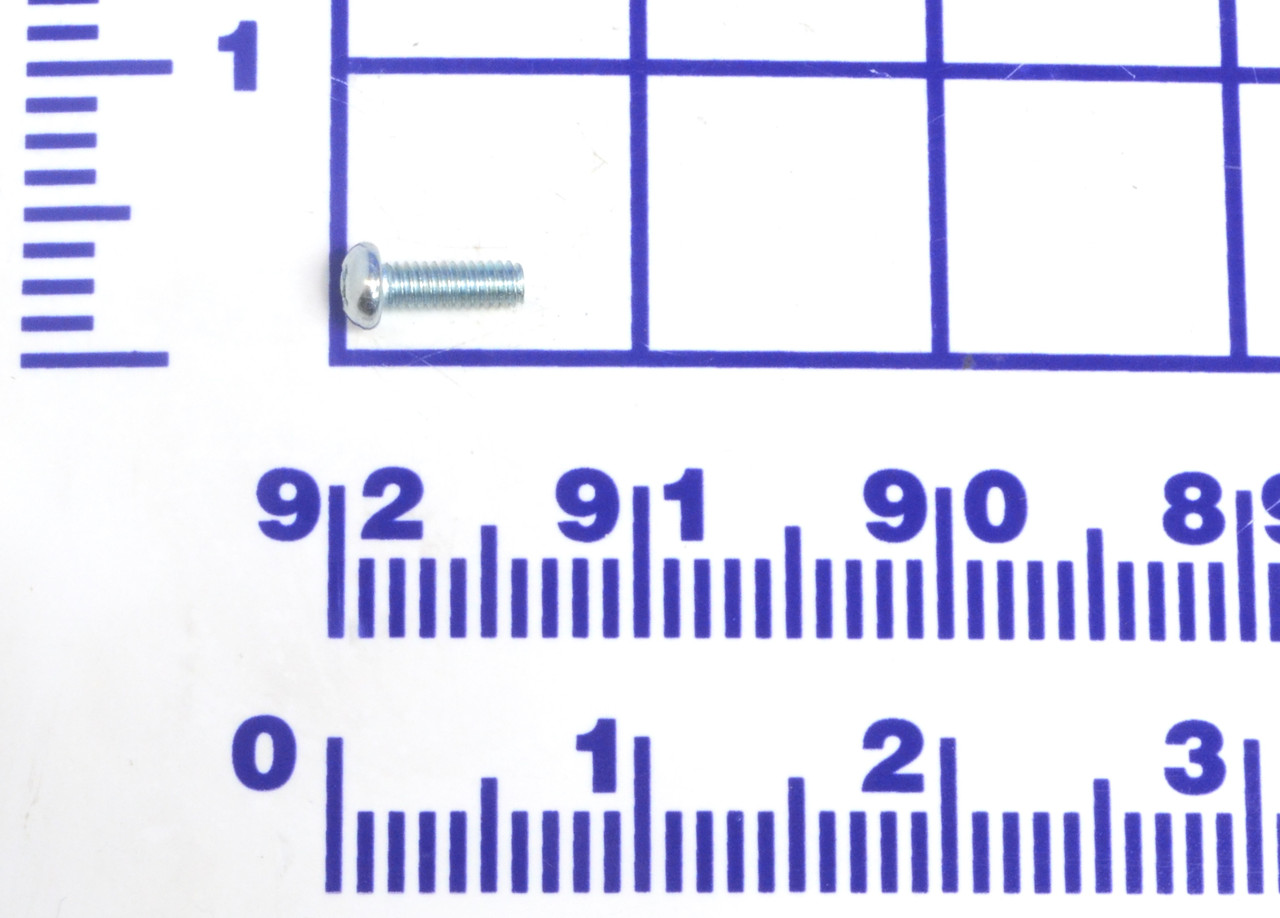 000-344: #8-32 X 1/2" ROUND HEAD SCREW