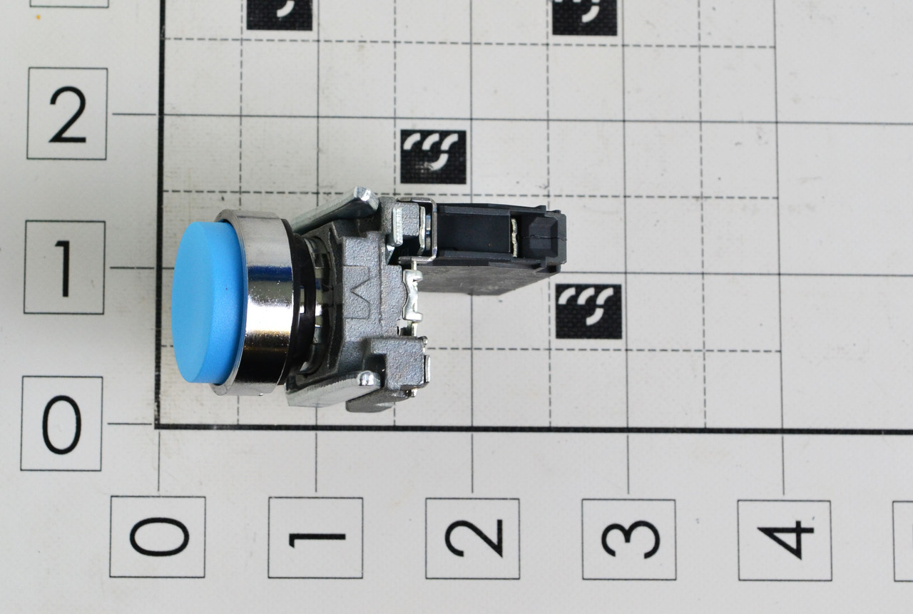 0-011-214: PUSH BUTTON ASSY, BLUE, 1NO RYTEC PREDADOR