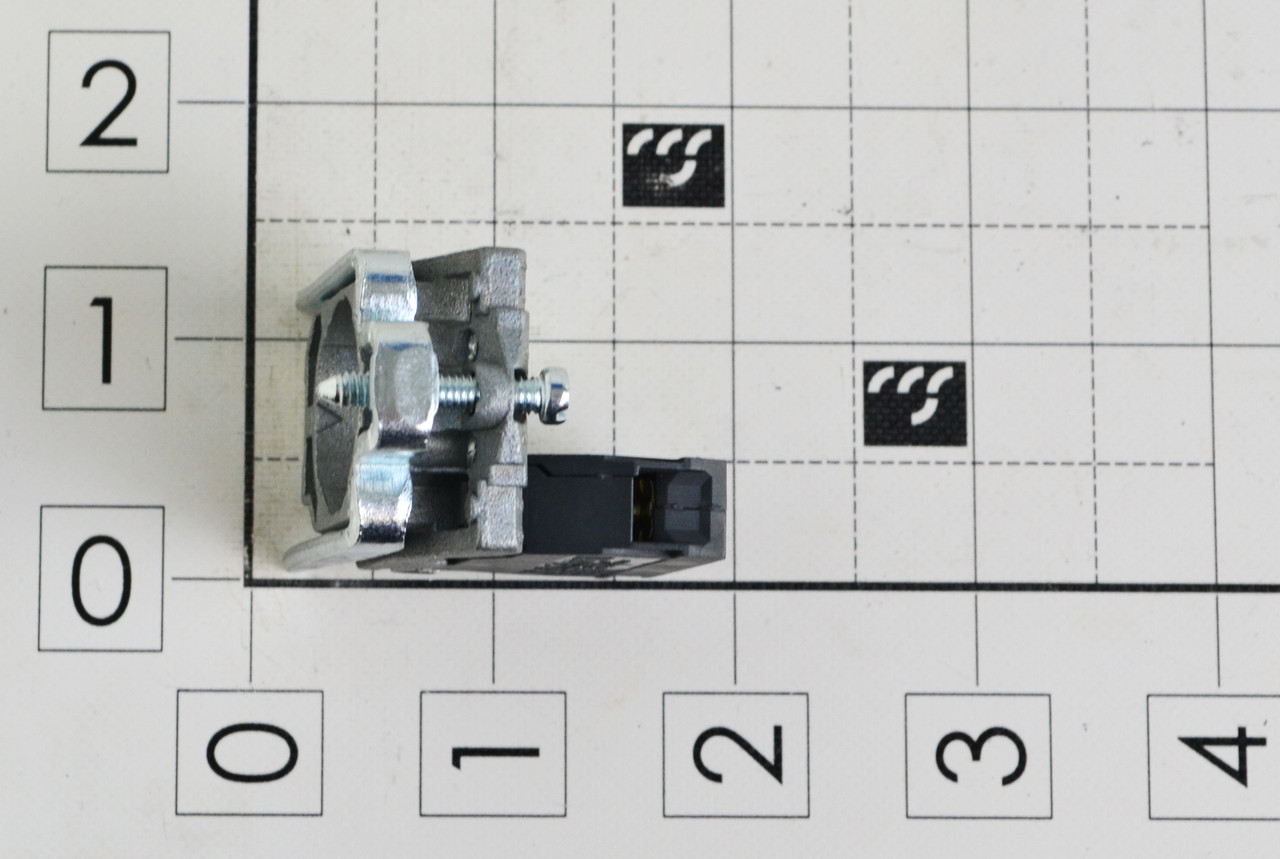 CONTACT BLOCK ASSEMBLY, 1NO, W/ BASE