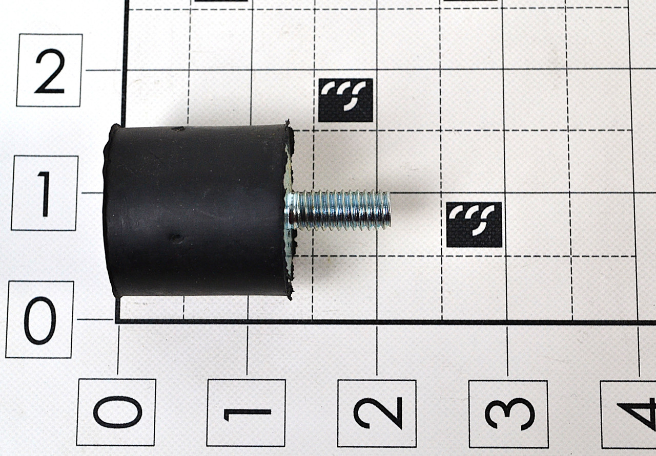 0-013-013: BUMPER, RUBBER 1-1/4" DIA.