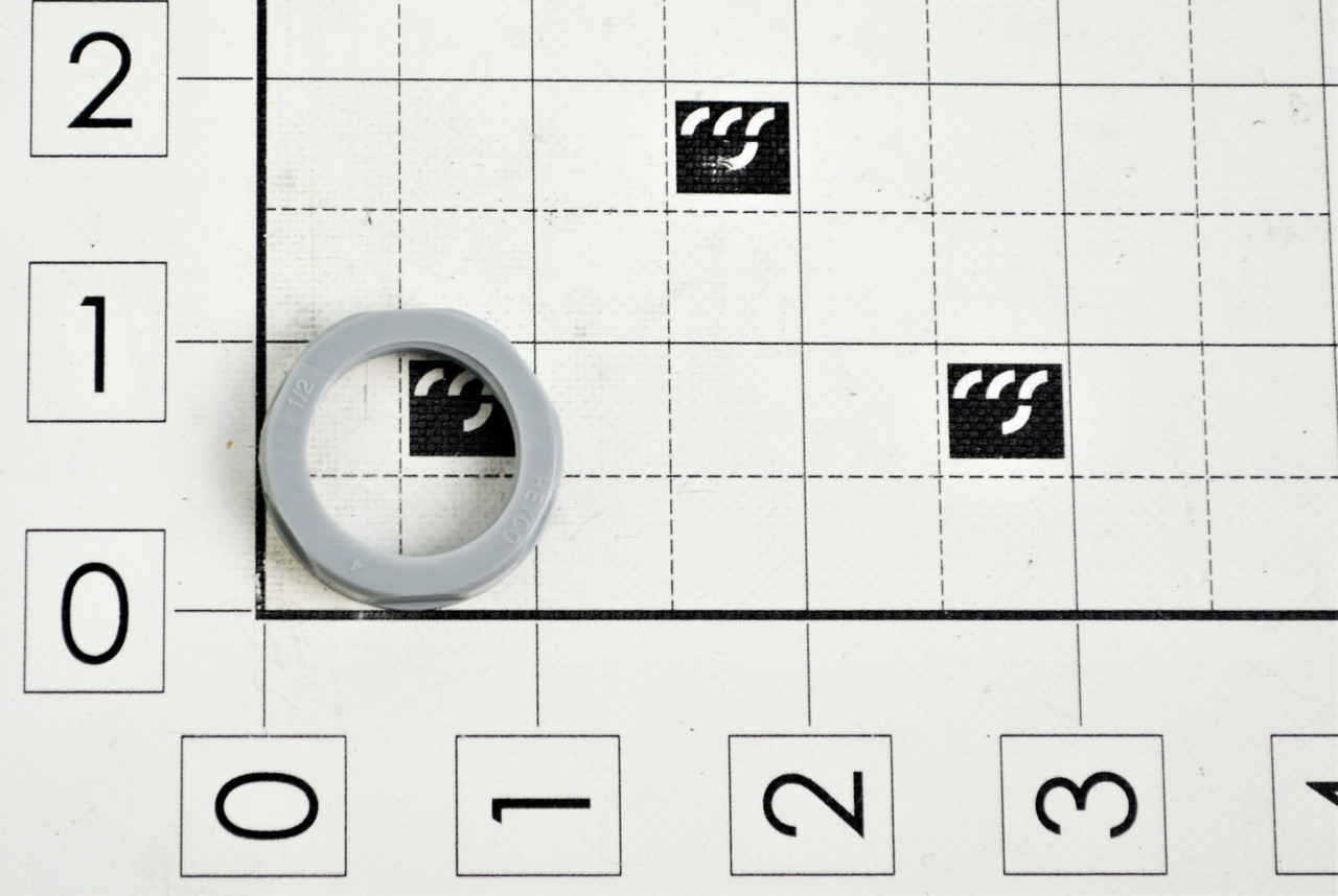 0-014-492: LOCK NUT, CORD GRIP, 1/2" NPT