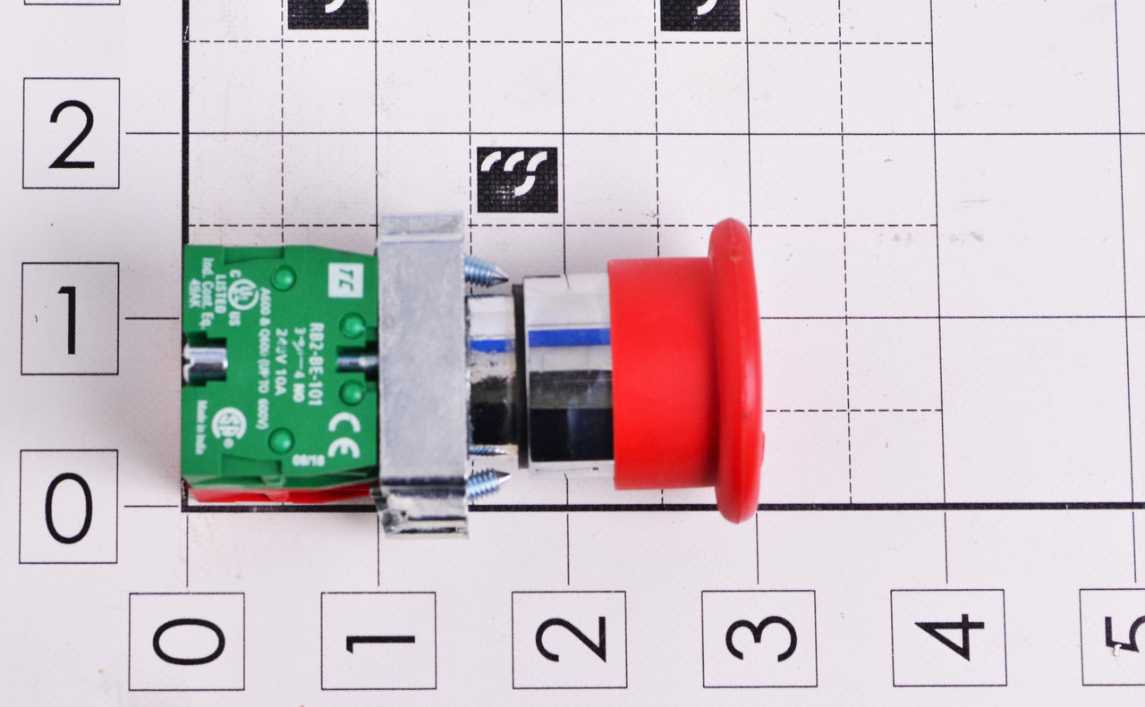 E-STOP BUTTON W/ CONTACT BLOCKS