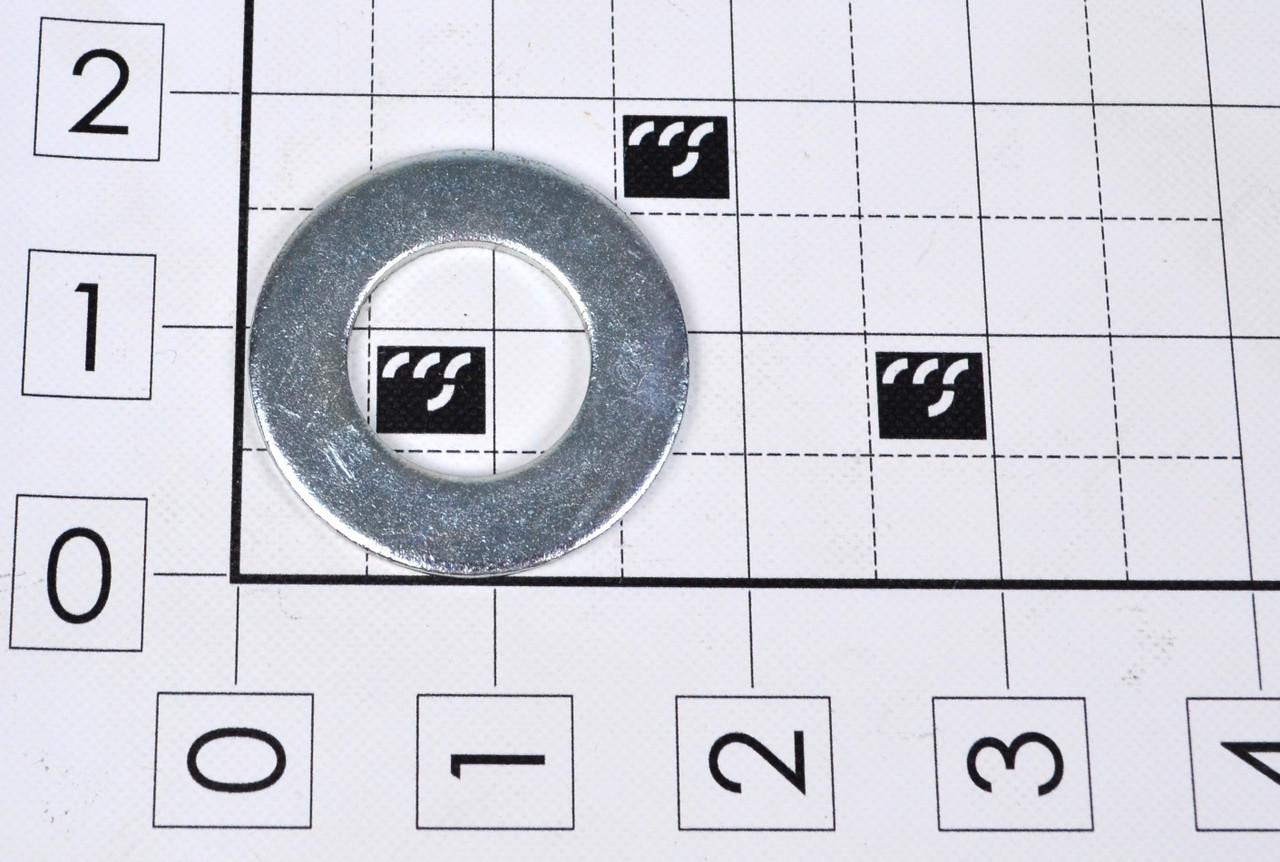 044-019: 7/8" FLAT WASHER, SAE, ZP