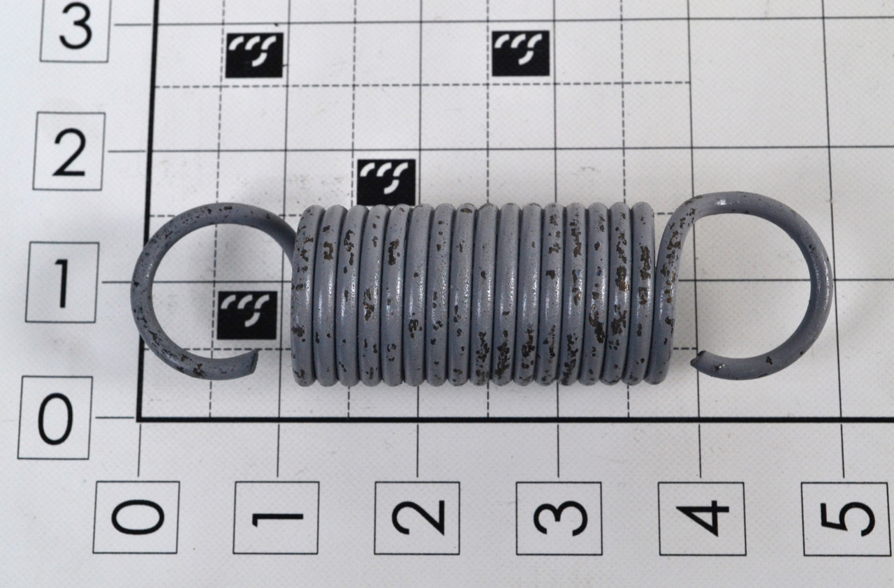 101-077: SPRING, EXT, 0.148", 1-1/4" OD 4-1/2" LG, 16 COILS