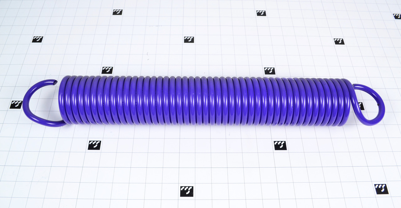 113-55: SPRING, MAIN, PURPLE, 0.393", 3-1/8"OD, 23-3/8" LG, 46 COILS