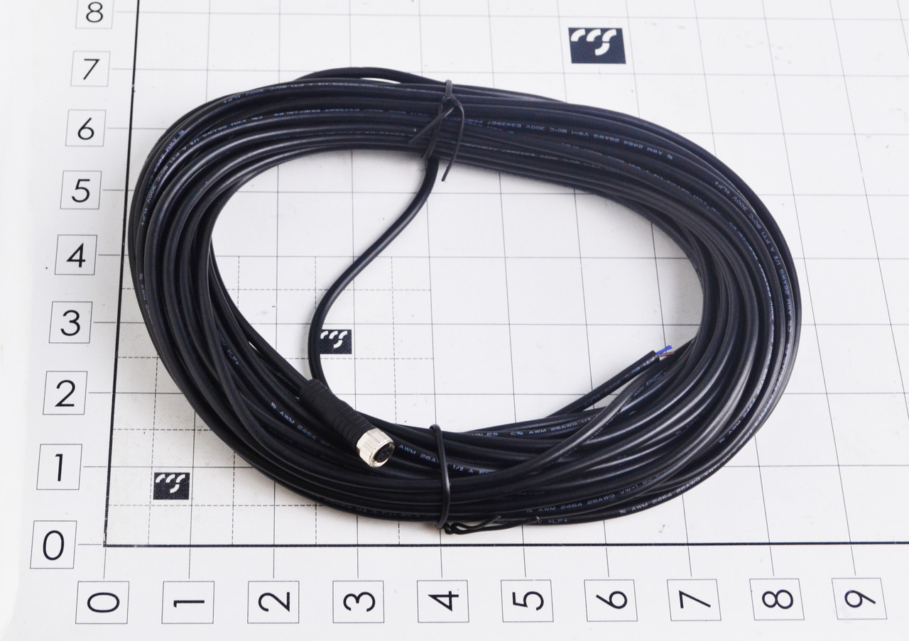 1160059-0B00: CABLE, PHOTOEYE, M8, 3PIN, FOR TELCO SG 10, 15M