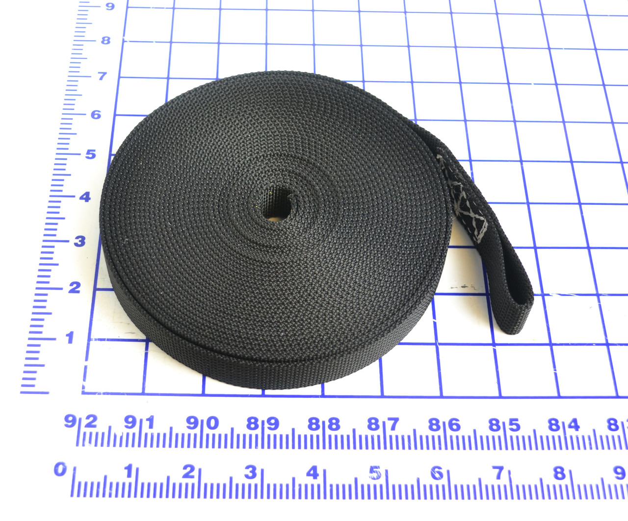 PULL DOWN STRAP, 1" BLK NYLON, 12' MAX OA DOOR HT.