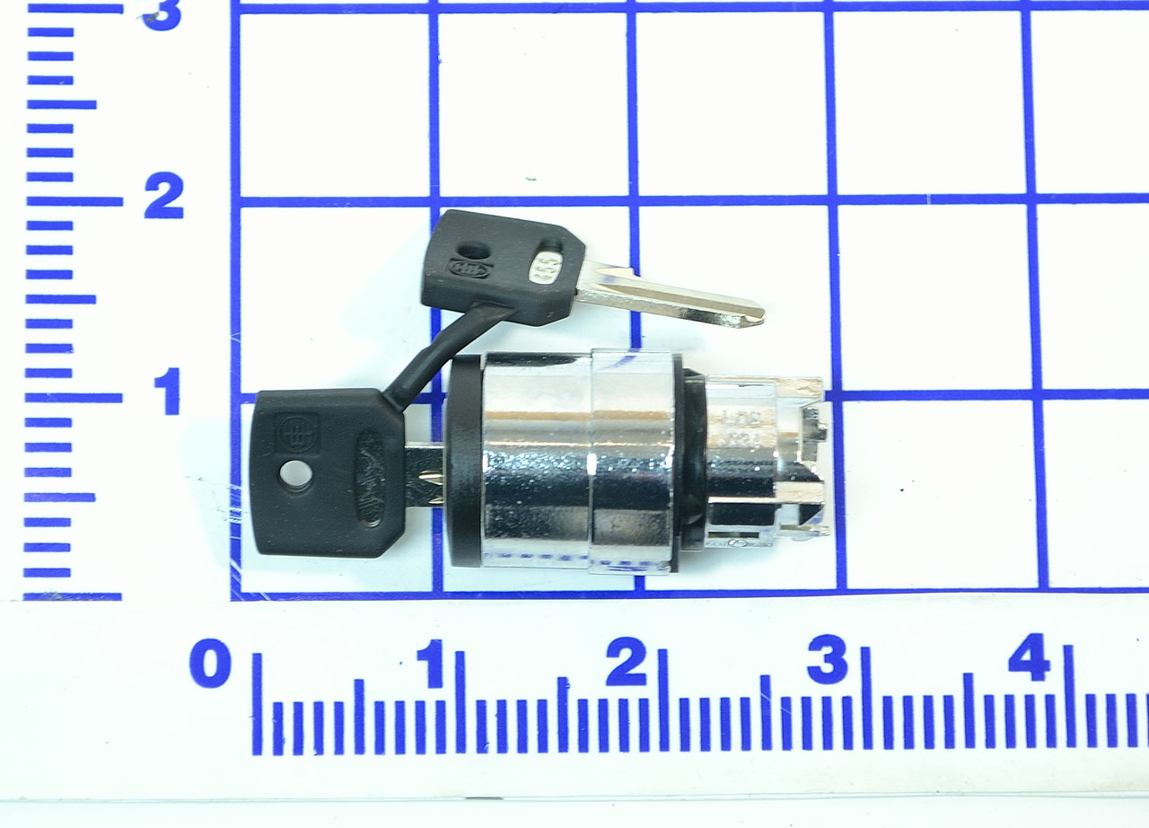KEYED 2-POSITION OVERIDE SW W/ SPRING RETURN
