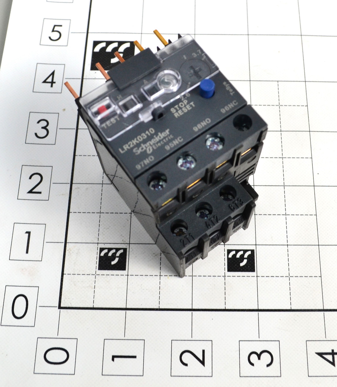OVERLOAD RELAY, CLS 10 2.6-3.7A
