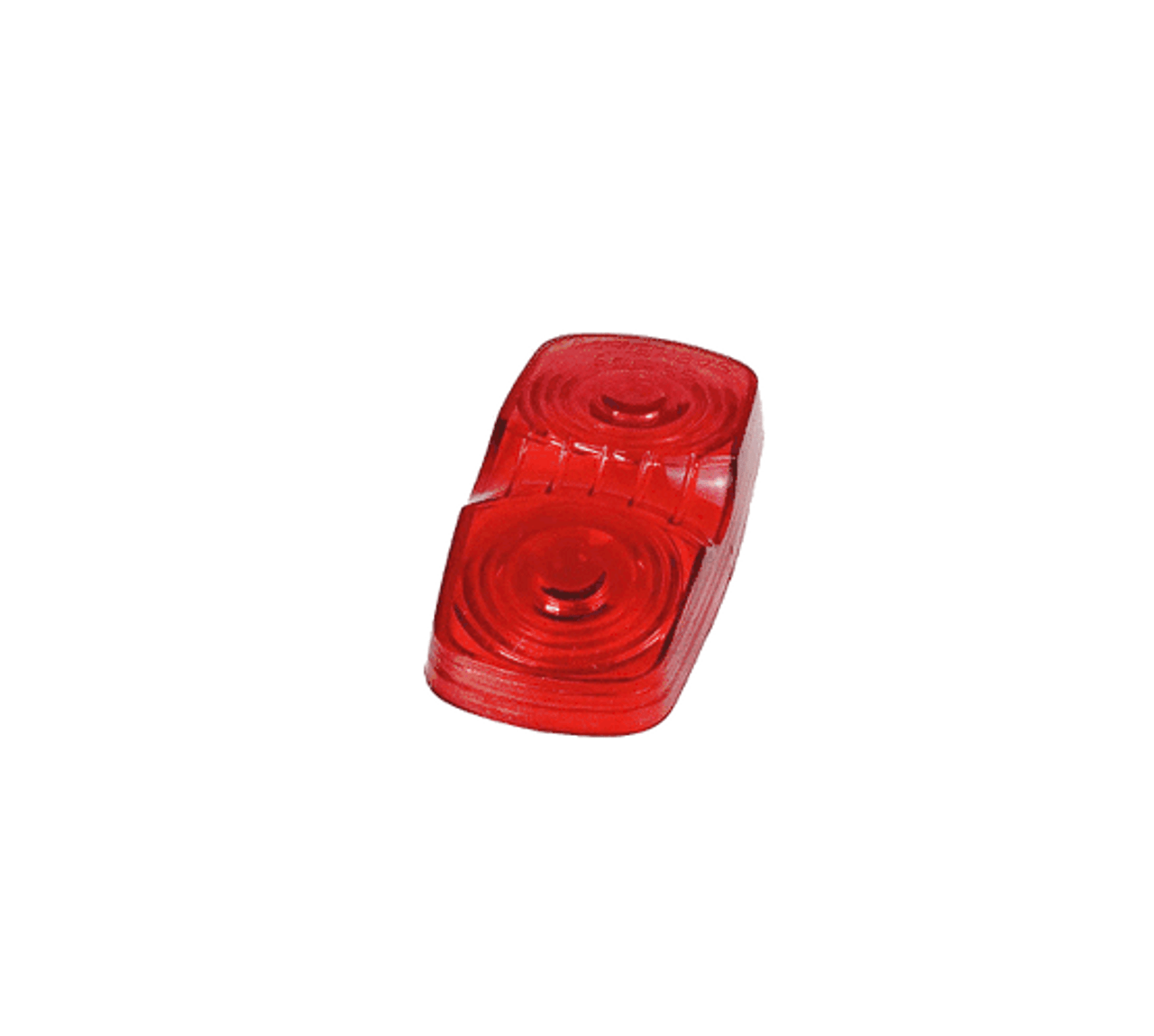 823-100: RED LENS DOUBLE BULLS-EYE RECTANGLE