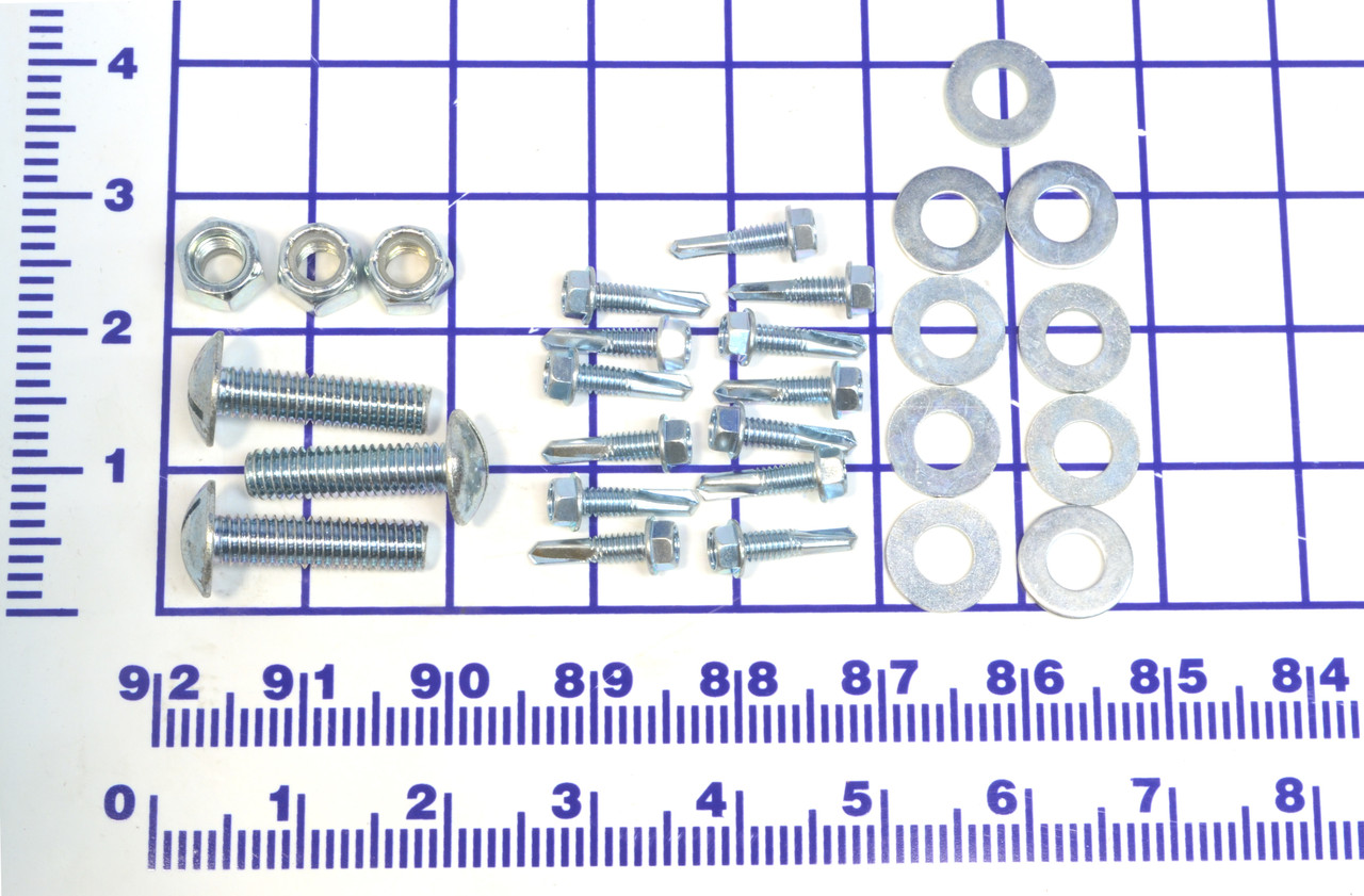 KMF1062: KIT, FASTENER, TOE GUARD, 2PCS ONE SIDE