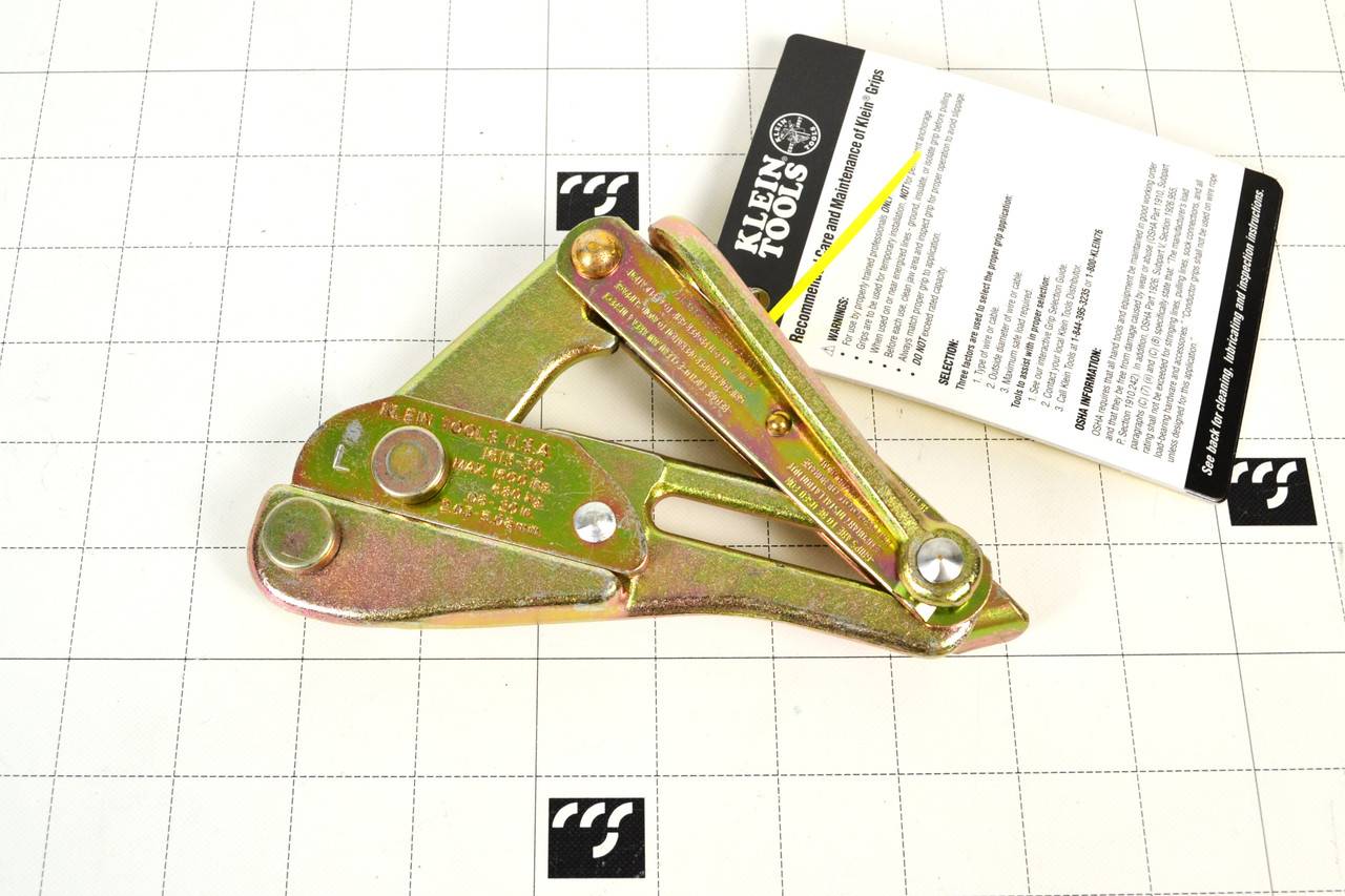 MFD-1613: TOOL, CABLE GRIP, SOLID WIRE & STR&ED BARE.08"-.20" CAP 1500#