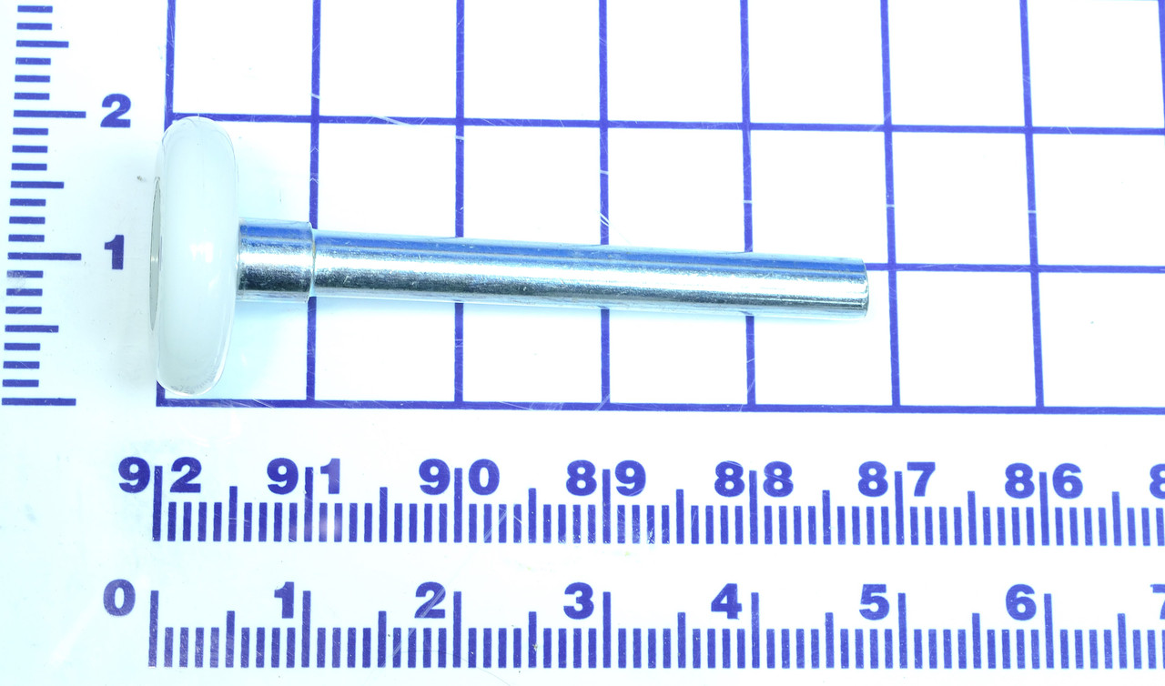 MFD-RN2X4: ROLLER, NYLON, 2", 4" STEM, 11 BALL, WHITE, ZINC PLATED