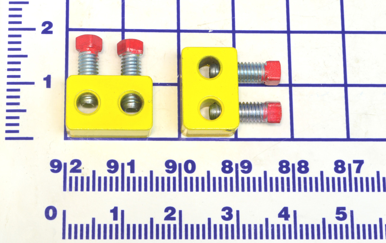 MFD-SRB-02Y: SPRING REPAIR BLOCK, YELLOW, WIRE SIZE .317"-.362",PER PAIR