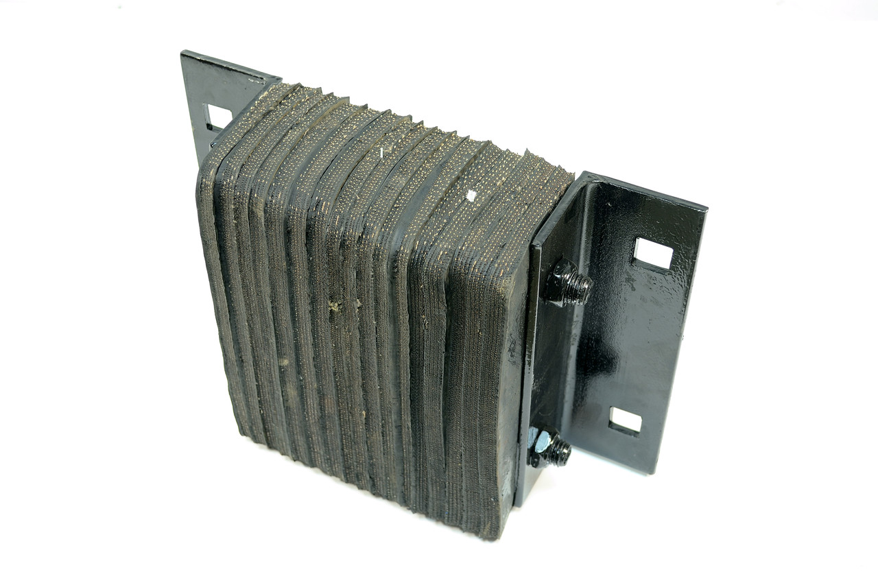 MFRL410-12: BUMPER, LAMINATED 4-1/2 DEEP ACTUAL FACE 10H X 8W, 2 ANGLES