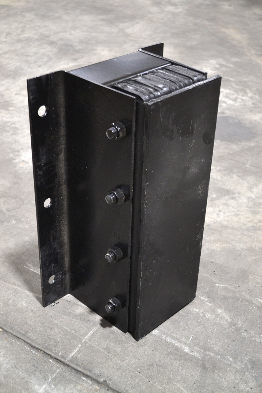 MFSF820-11: STEEL FACE BUMPER 8DEEPACTUAL FACE 20H X 7WW/2 ANGLES