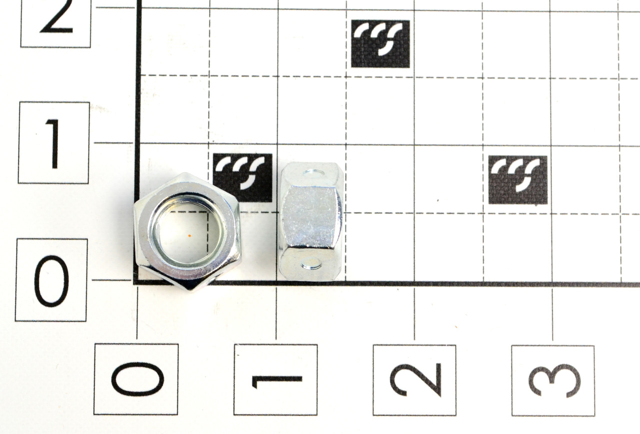 000-035: 1/2-13 HEX NUT PLATED TWO-WAY REVERSIBLE