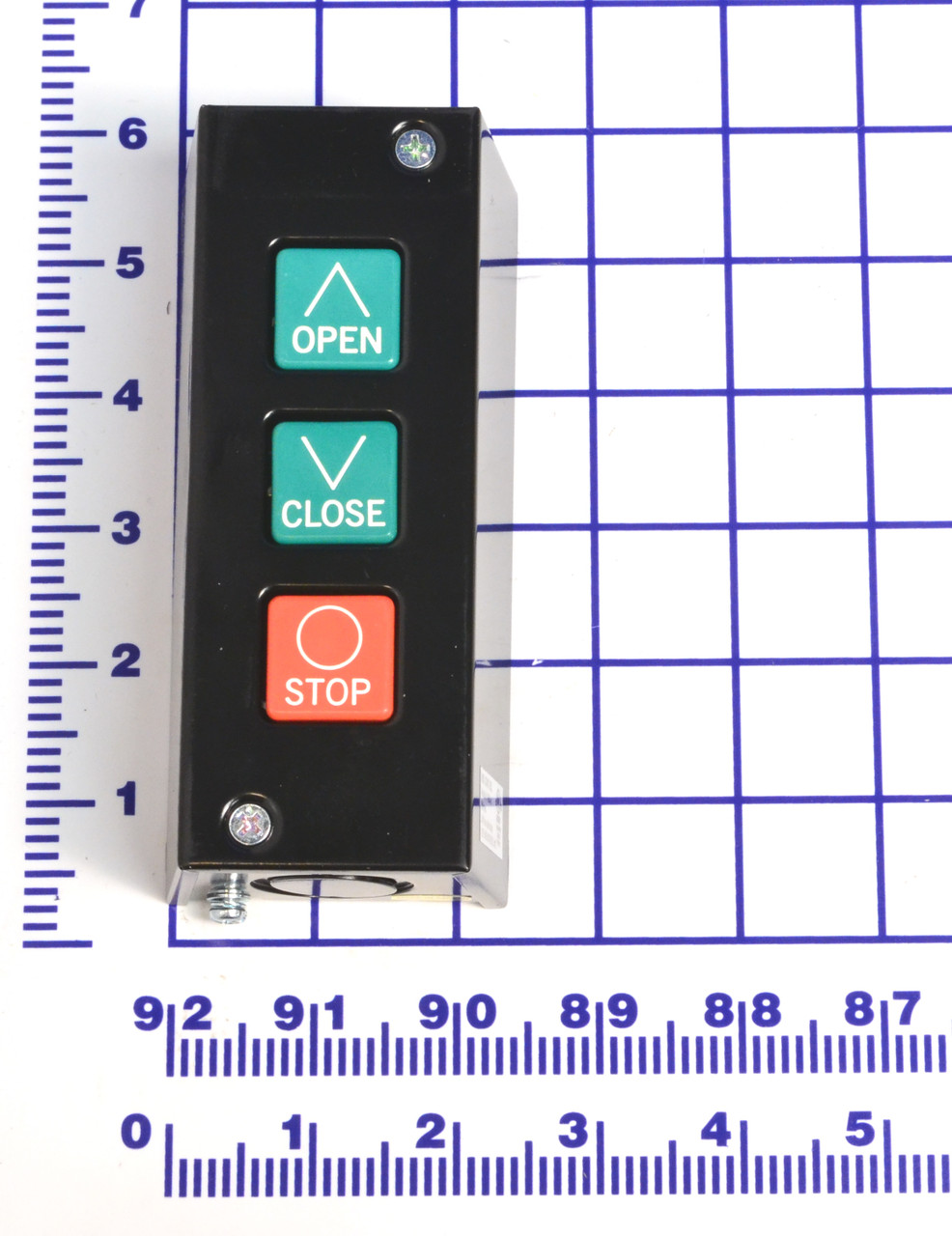 MFD-PBS-3: CONTROL STATION, 3 BUTTON, INTERIOR, NEMA 1, MOMENTARY