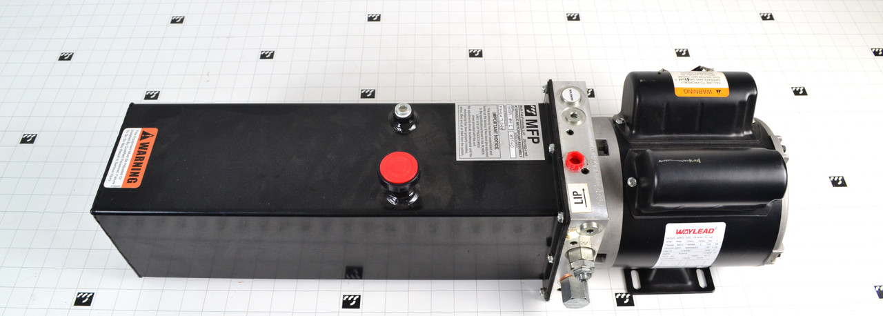 HYDP1-1PH-2: HYDRAULIC PUMP ASSY. 115/230V W/ 2 GAL TANK1 HP SINGLE PHASE
