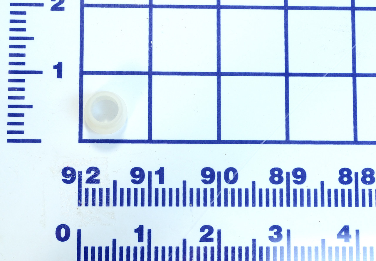 68162: FLANGE BUSHING NYLON3/8ID X 1/2OD X1/2L5/8FL OD X1/16FL TH