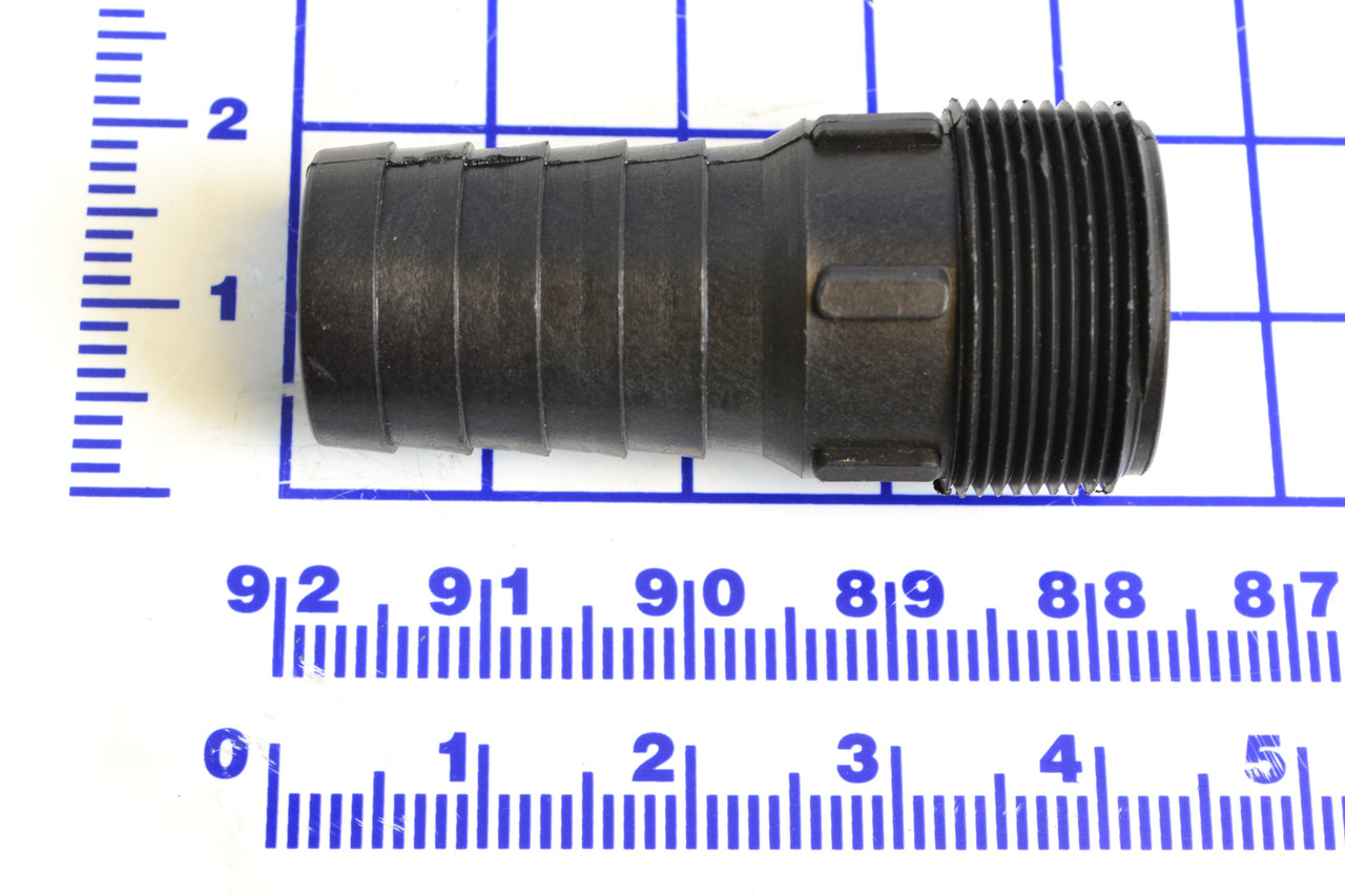 124858: 1-1/2 MALE TO BARB FITTING