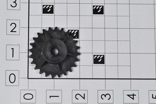 70800048: SPROCKET DRIVEN, #25, 24T 5/16" BORE, PLASTIC