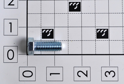 000-356: 3/8"-16 X 1" HH CAP SCREW, GRADE 5, ZP