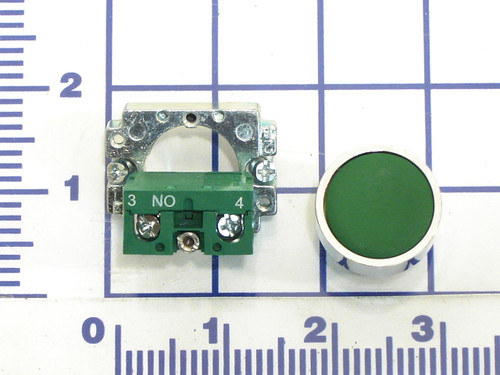 025-676: PUSHBUTTON ASSY, GREEN, 1NO