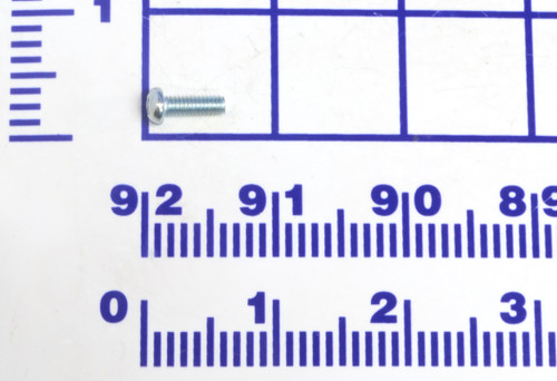 122-006: 8-32 X 1/2 ROUND HEAD SCREW