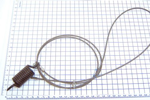 38-10: CABLE, 12' LG W/ SPRING