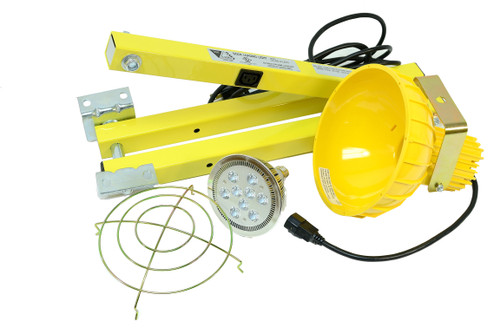 DL40-PLED: POLYCARBONATE LED LAMP HEAD 40" DOUBLE ARM