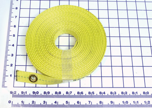 MFD-SY-110: STRAP, COUNTER WT, 15' OAL, 1" YELLOW, MAX DOOR HEIGHT OF 10'