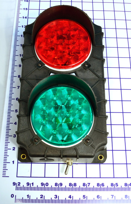 SG20B-115RG-LED: LIGHT ASSY, INSIDE, RED/GREEN, BLACK BODY, 115V, LED