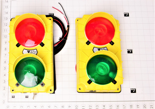 SG30-24RG: LIGHT ASSY, INSIDE/OUTSIDE, RED/GREEN, YELLOW BODY, 24V (OBSOLETE, USE SG30-24RG-LED)