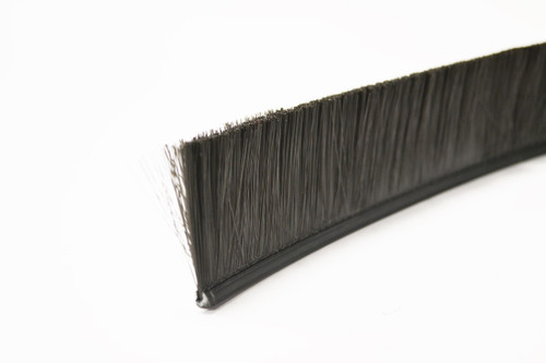 WGB015: BRUSH, STD, 1.5", DOOR SEAL, ROLLED, SOLD BY THE INCH