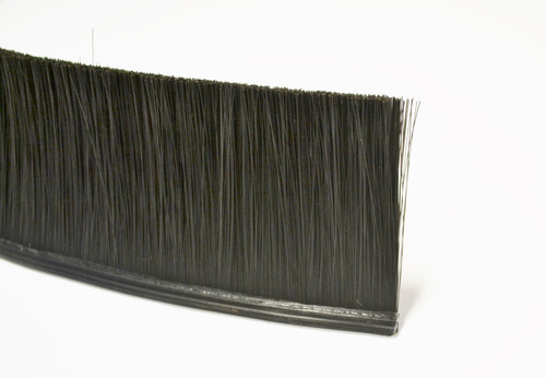WGB02: BRUSH, STD, 2", DOOR SEAL, ROLLED, SOLD BY THE INCH