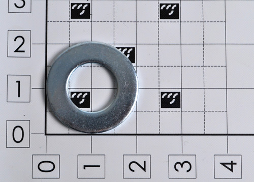 51721: 1" SAE FLAT WASHER X 2"OD ZP