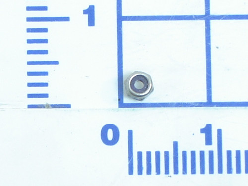 58814: 6-32 NYLOCK NUT, SS